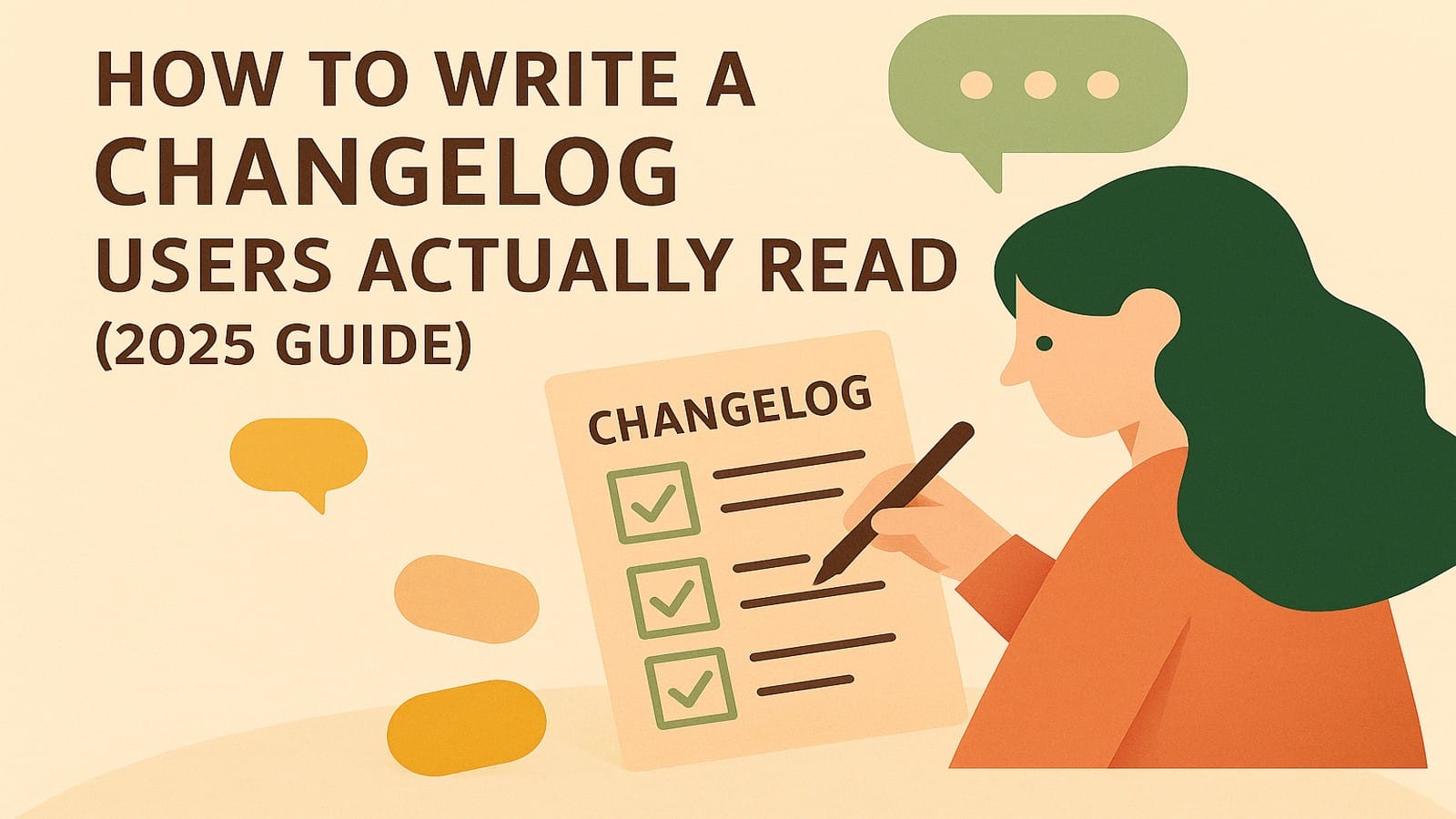 How to Write a Changelog Users Actually Read (2025 Guide)